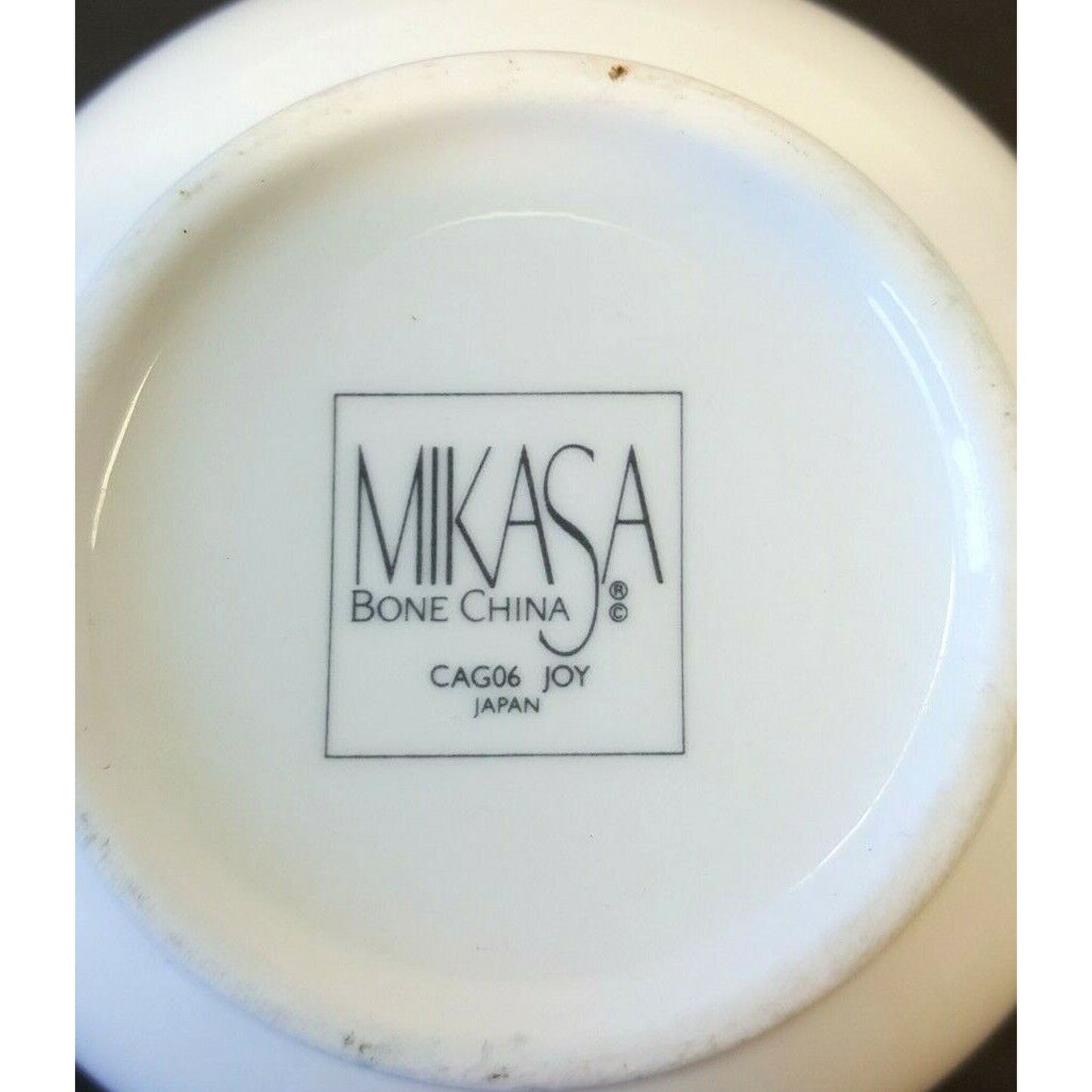 Mikasa "CAG06 Joy" Pattern Creamer & Open Sugar Bowl 1990-1997 pink gray peach
