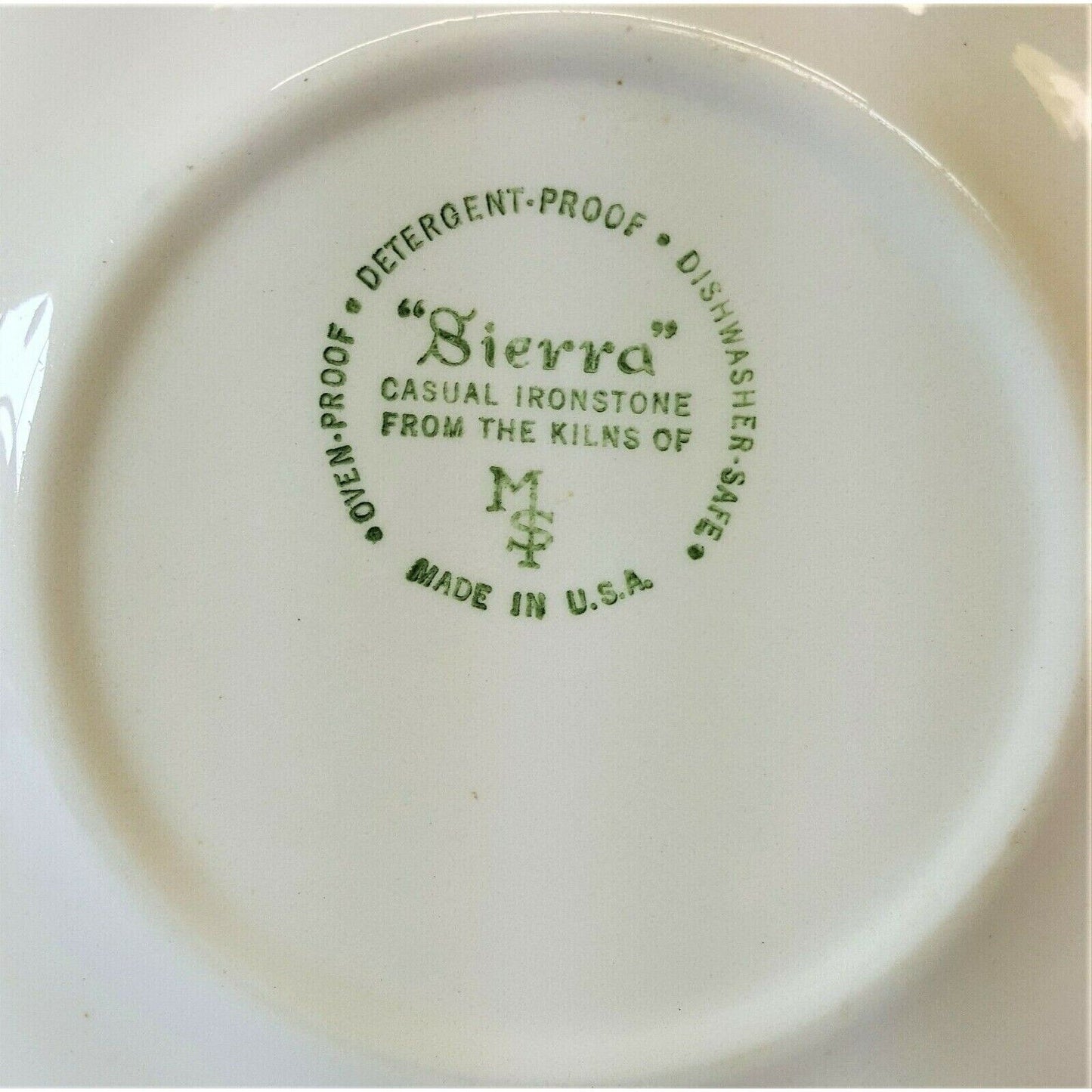 Set/11 Max Schonfeld Sierra 6-1/4" Bread Plates Ironstone Pottery Yellow MCM