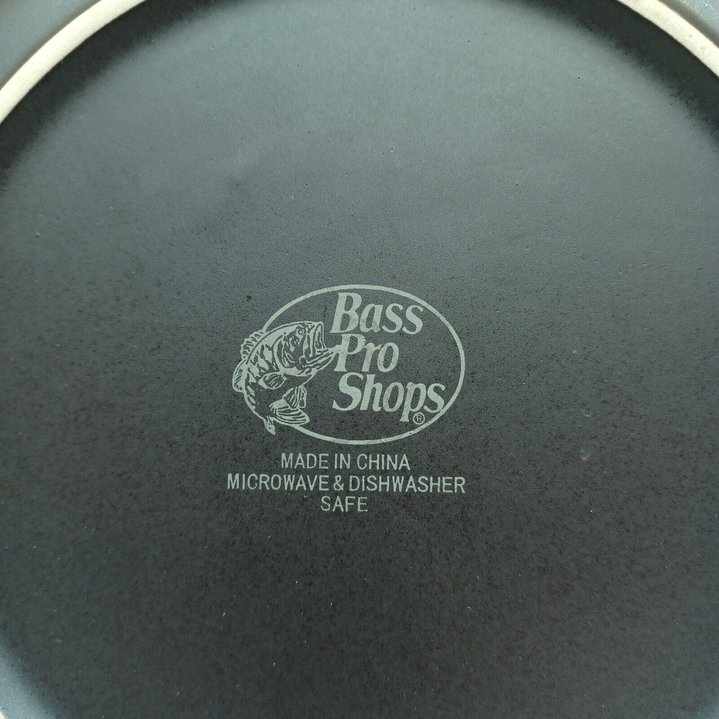 Bass Pro Shops (5) 8" Salad Plates (1) Dinner Plate Timberline Cabin Elk Deer