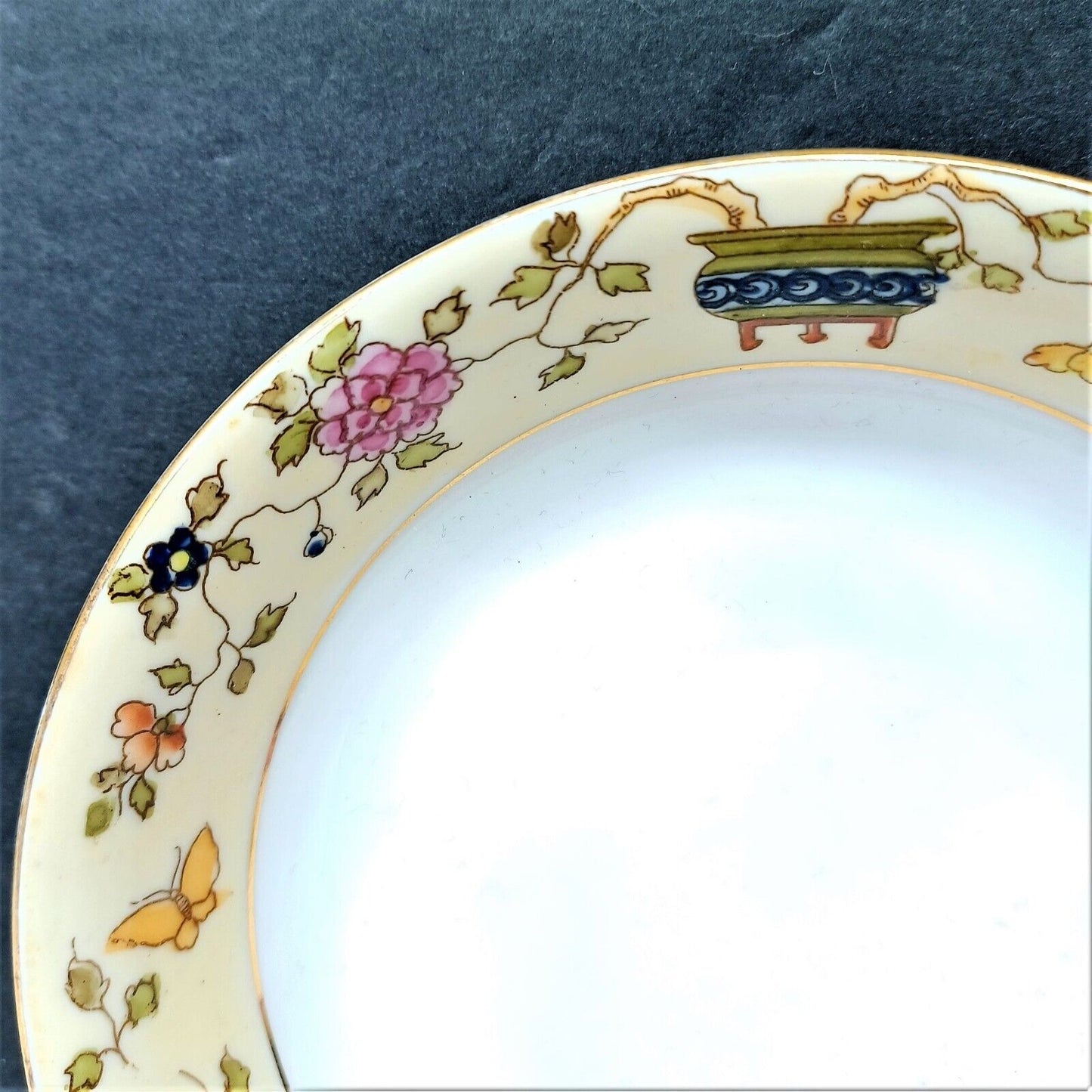 Set/5 Noritake Mandarin 5.25" Fruit Berry Dessert Bowl Asian 1912-1921 Japan C4