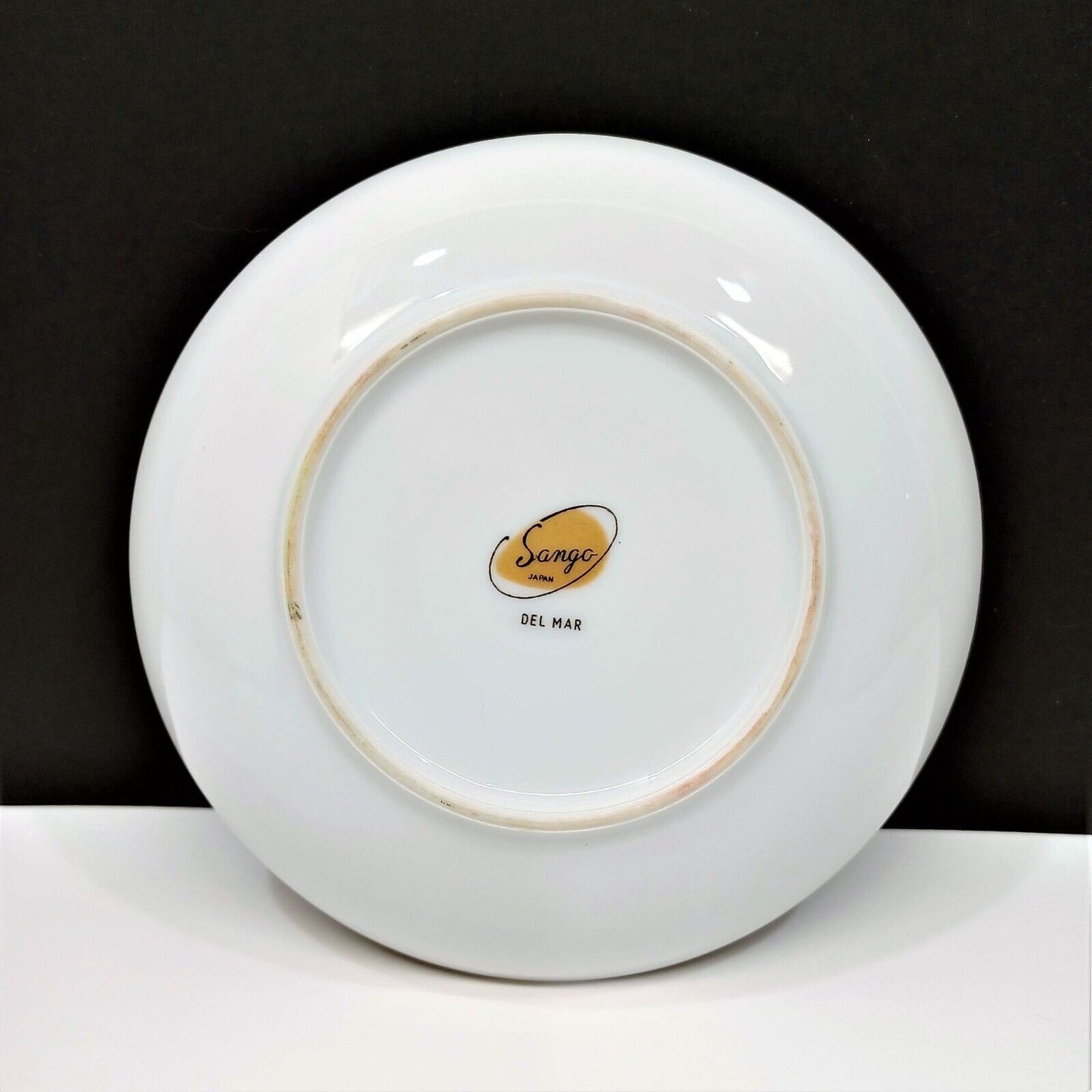 Set/11 Sango Del Mar Fruit Berry Bowls 5.5" yellow cattails platinum trim MCM