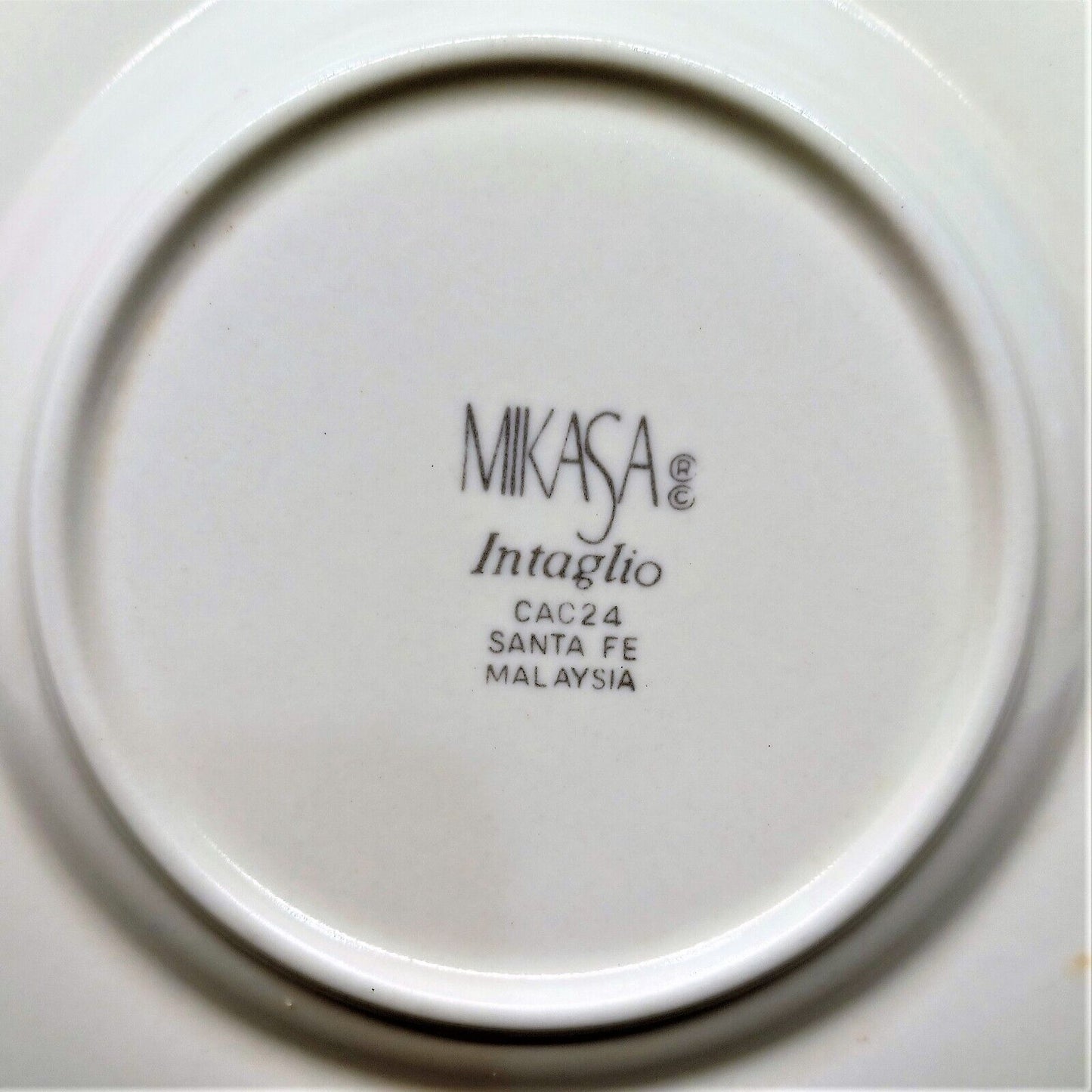 Set/5 Mikasa Saucers Intaglio Santa Fe 6.5" CAC24 Southwest Design