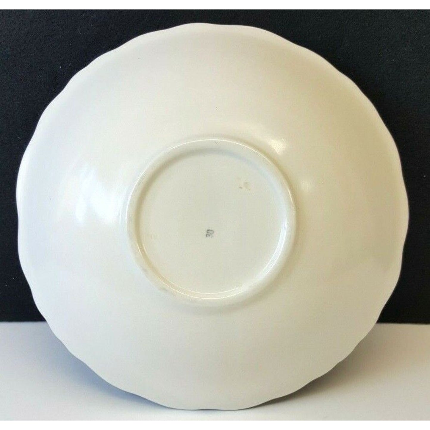 Metlox Poppytrail Sculptured Grape 9.5" Round Divided Vegetable Serving Bowl