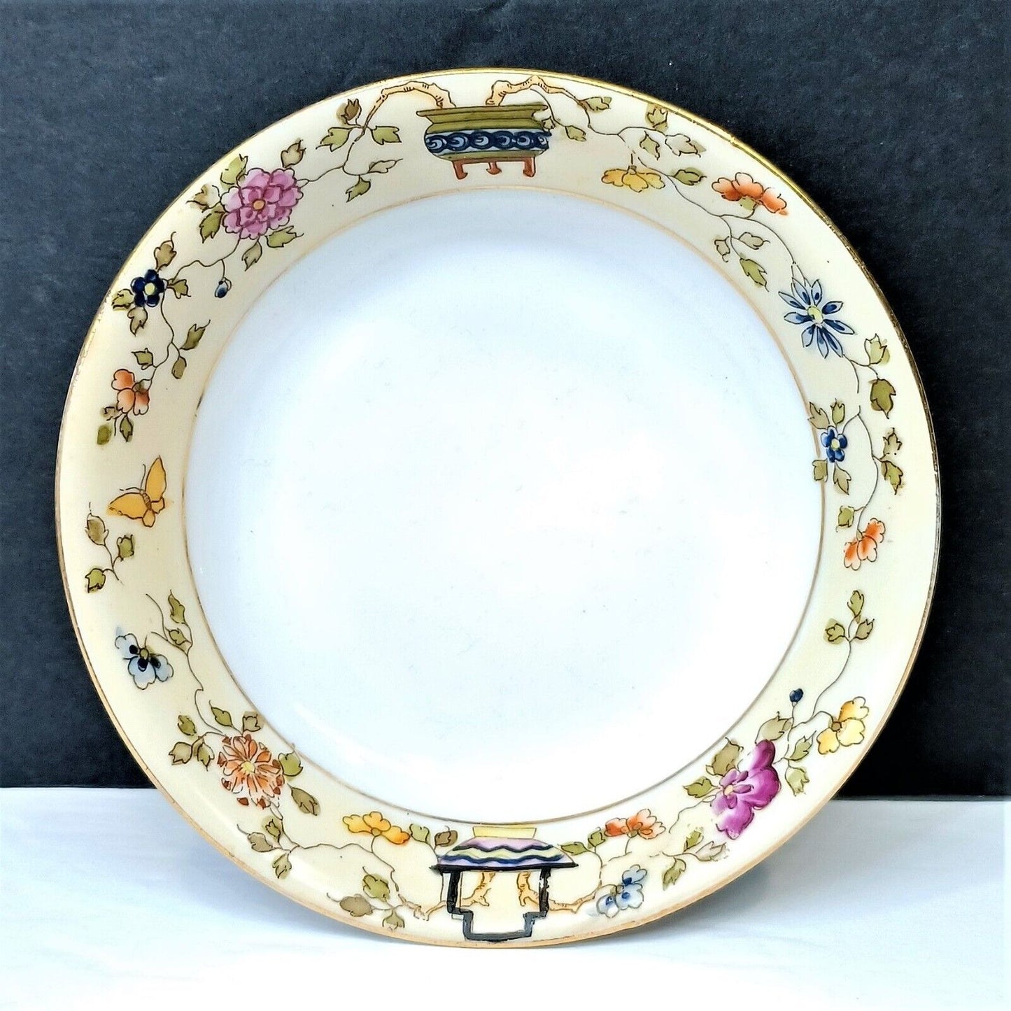 Set/5 Noritake Mandarin 5.25" Fruit Berry Dessert Bowl Asian 1912-1921 Japan C4
