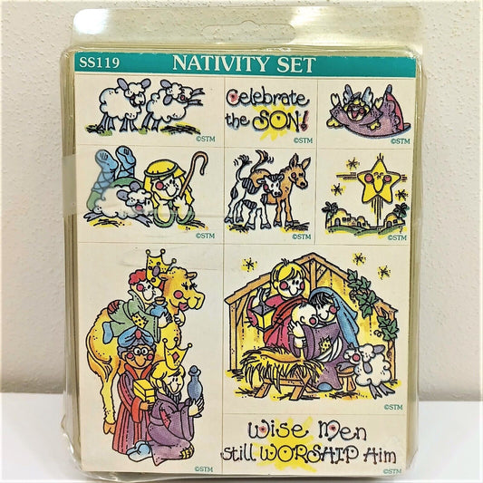 Stampendous Nativity Rubber Stamp Set Christmas Foam Mounted *Unused* 9 Stamps