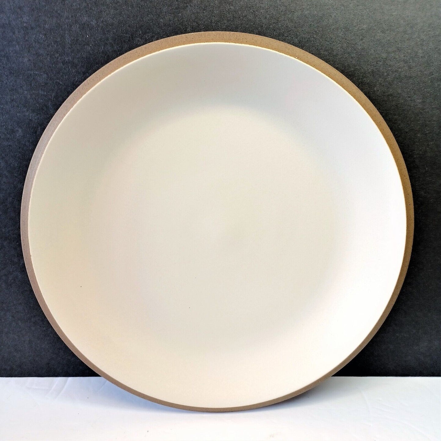 Dansk Santiago White 12" Chop Plate Platter Scandinavian 2002-2009 Dinnerware