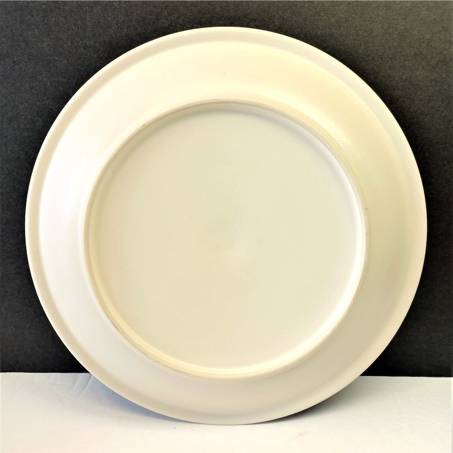 Dansk Santiago White 12" Chop Plate Platter Scandinavian 2002-2009 Dinnerware