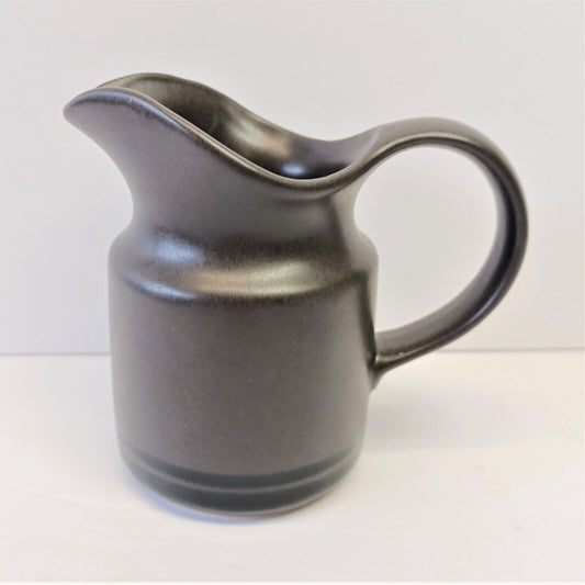 Pfaltzgraff 5"h Creamer Midnight Sun Black Stoneware USA