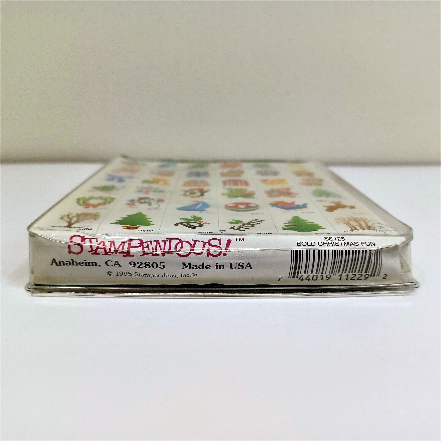 Stampendous Bold Christmas Fun SS125 Foam Mounted 36 Rubber Stamps *Unused*